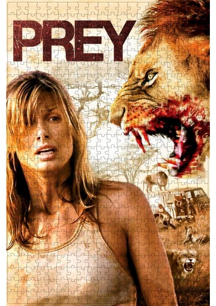 Prey (2007) Film Posterinin 500 Parça Puzzle Yapbozu Sürüm2