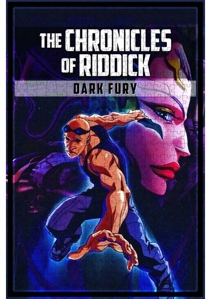 The Chronicles Of Riddick: Dark Fury (2004) Film Posterinin 500 Parça Puzzle Yapbozu