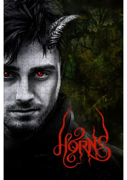Horns (2013) Film Posterinin 500 Parça Puzzle Yapbozu Sürüm2