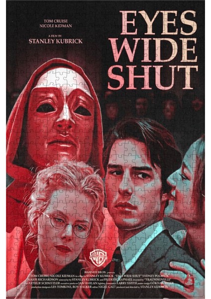 Eyes Wide Shut (1999) Film Posterinin 500 Parça Puzzle Yapbozu