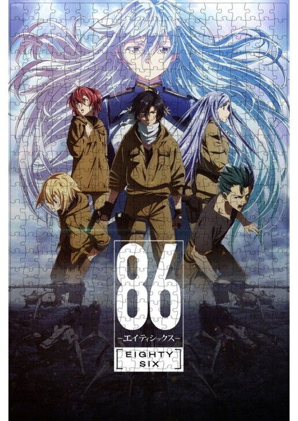 86: Eighty-Six (2021) Film Posterinin 500 Parça Puzzle Yapbozu