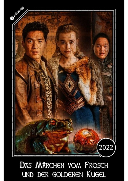 Das Märchen Vom Frosch Und Der Goldenen Kugel (2022) Film Posterinin 500 Parça Puzzle Yapbozu Sürüm2