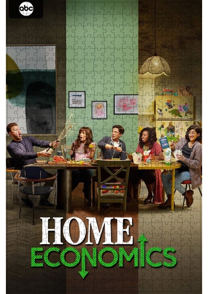 Home Economics (2021) Film Posterinin 500 Parça Puzzle Yapbozu Sürüm4