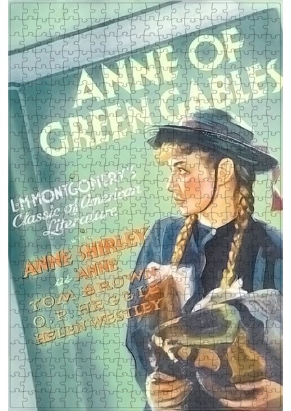 Anne Of Green Gables (1934) Film Posterinin 500 Parça Puzzle Yapbozu Sürüm2