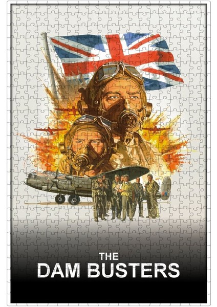 The Dam Busters (1955) Film Posterinin 500 Parça Puzzle Yapbozu