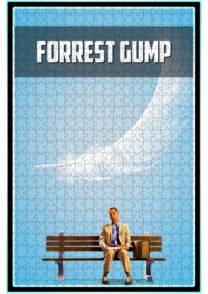 Forrest Gump (1994) Film Posterinin 500 Parça Puzzle Yapbozu