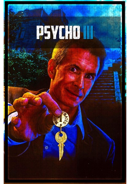 Psycho Iıı (1986) Film Posterinin 500 Parça Puzzle Yapbozu U17
