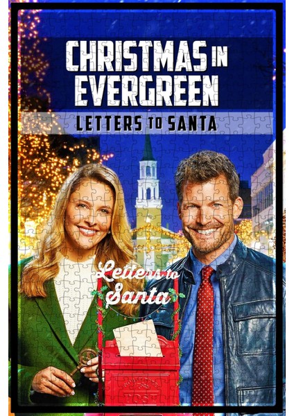 Christmas In Evergreen: Letters To Santa (2018) Film Posterinin 500 Parça Puzzle Yapbozu
