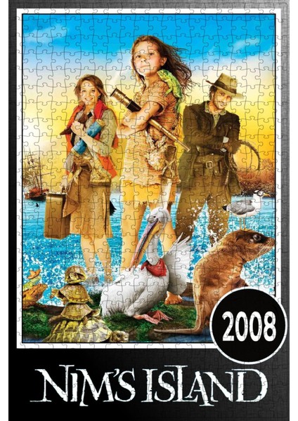 Nim's Island (2008) Film Posterinin 500 Parça Puzzle Yapbozu