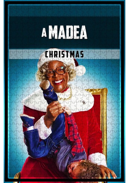 A Madea Christmas (2013) Film Posterinin 500 Parça Puzzle Yapbozu Y27
