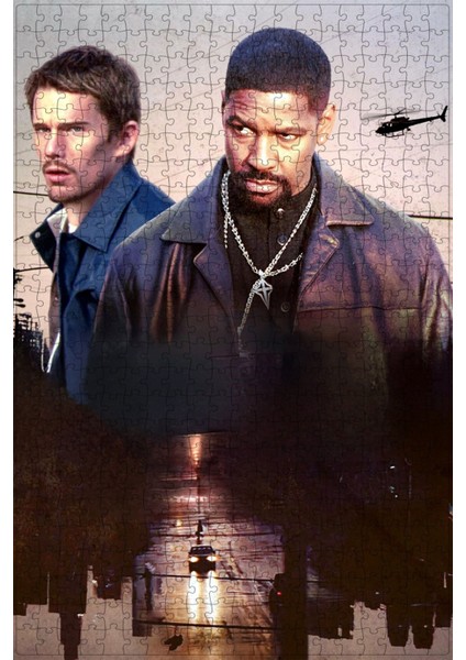 Training Day (2001) Film Posterinin 500 Parça Puzzle Yapbozu Sürüm2