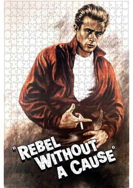 Rebel Without A Cause (1955) Film Posterinin 500 Parça Puzzle Yapbozu