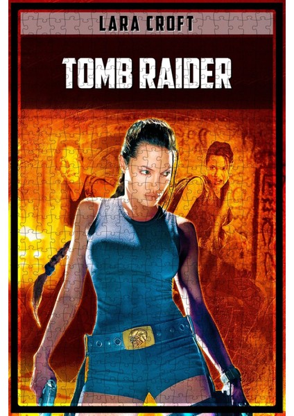 Lara Croft: Tomb Raider (2001) Film Posterinin 500 Parça Puzzle Yapbozu