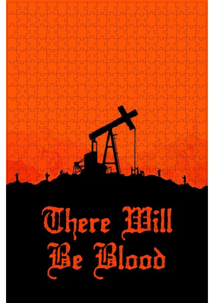 There Will Be Blood (2007) Film Posterinin 500 Parça Puzzle Yapbozu