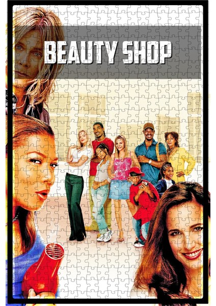 Beauty Shop (2005) Film Posterinin 500 Parça Puzzle Yapbozu