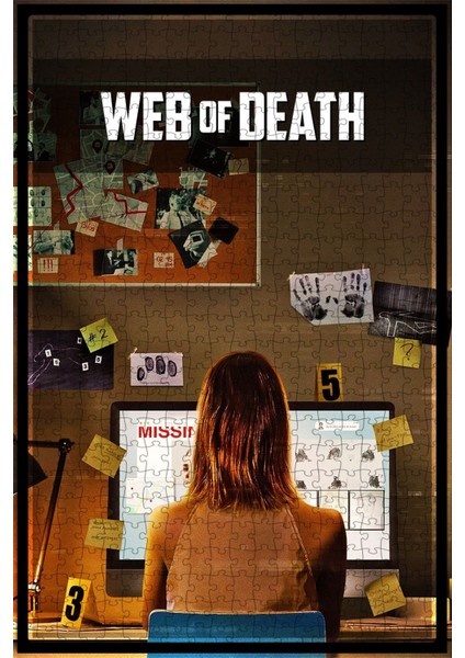 Web Of Death (2023) Film Posterinin 500 Parça Puzzle Yapbozu