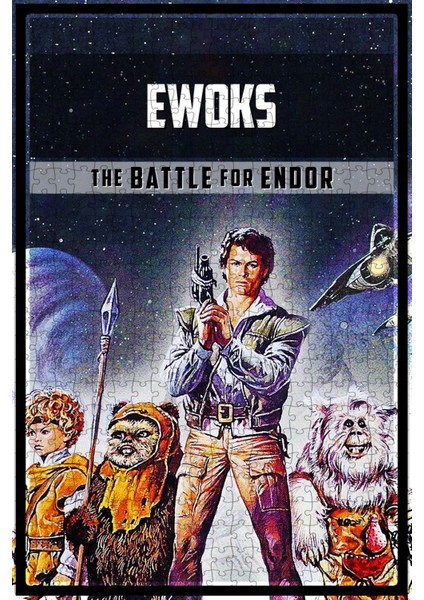Ewoks: The Battle For Endor (1985) Film Posterinin 500 Parça Puzzle Yapbozu Sürüm2