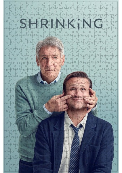 Shrinking (2023) Film Posterinin 500 Parça Puzzle Yapbozu SÜRÜM12