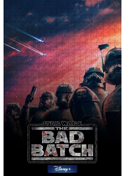 Star Wars: The Bad Batch (2021) Film Posterinin 500 Parça Puzzle Yapbozu Sürüm5