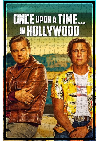 Once Upon A Time… In Hollywood (2019) Film Posterinin 500 Parça Puzzle Yapbozu U6