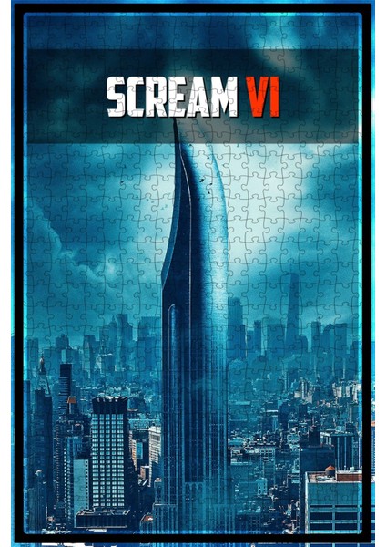 Scream Vı (2023) Film Posterinin 500 Parça Puzzle Yapbozu Sürüm7