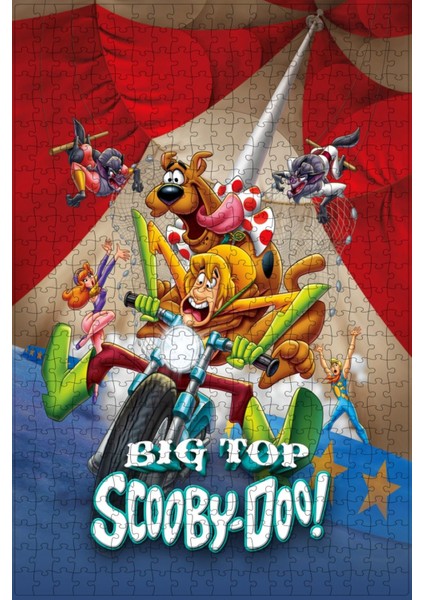 Big Top Scooby-Doo! (2012) Film Posterinin 500 Parça Puzzle Yapbozu