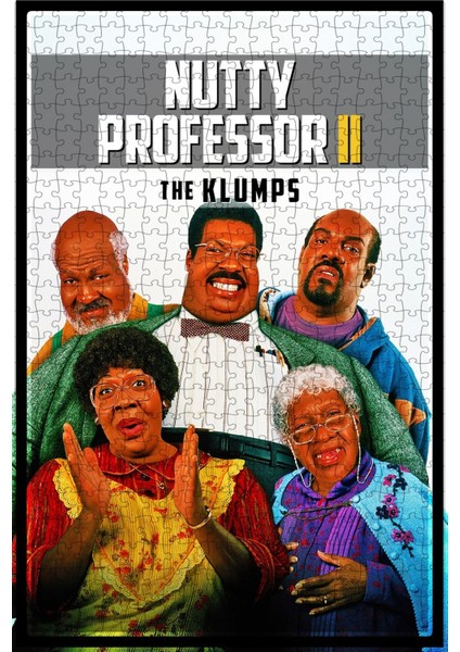 Nutty Professor Iı: The Klumps (2000) Film Posterinin 500 Parça Puzzle Yapbozu Sürüm2