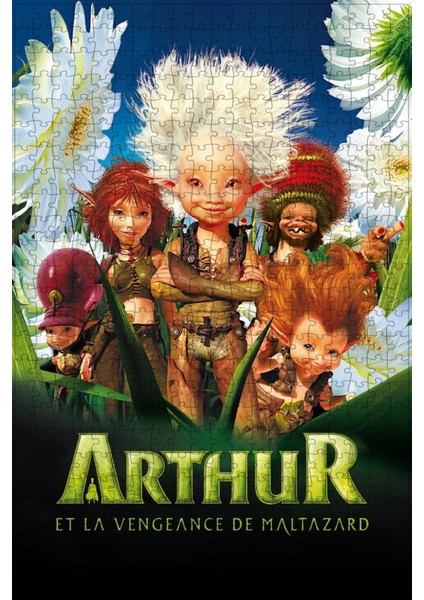 Arthur And The Revenge Of Maltazard (2009) Film Posterinin 500 Parça Puzzle Yapbozu