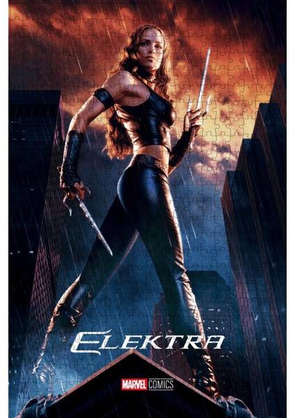 Elektra (2005) Film Posterinin 500 Parça Puzzle Yapbozu E34