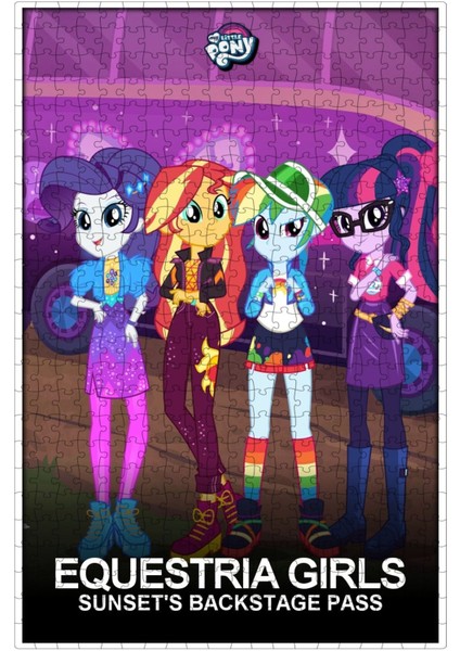 My Little Pony: Equestria Girls - Sunset's Backstage Pass (2019) Film 500 Parça Puzzle Yapbozu