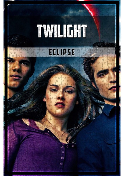 The Twilight Saga: Eclipse (2010) Film Posterinin 500 Parça Puzzle Yapbozu
