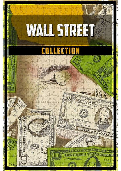 Wall Street Collection Film Posterinin 500 Parça Puzzle Yapbozu B24