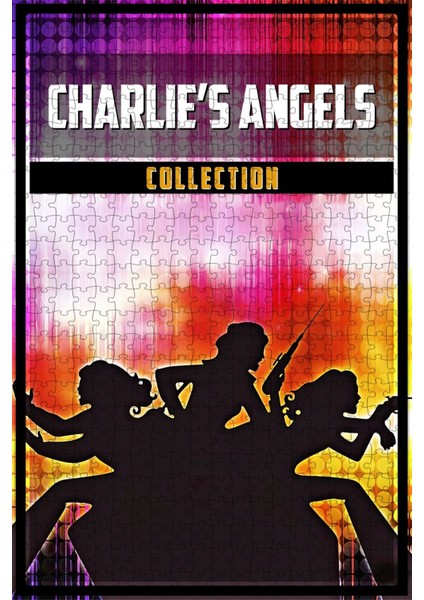 Charlie's Angels Collection Film Posterinin 500 Parça Puzzle Yapbozu D49