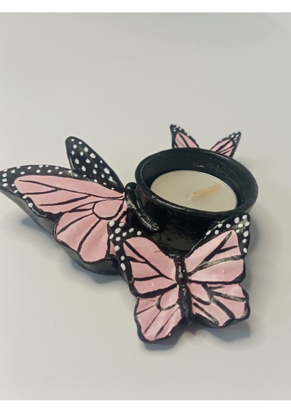 Kelebek Tealight Mumluk modelleri