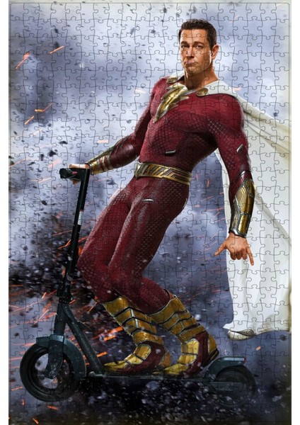 Shazam! Fury Of The Gods (2023) Film Posterinin 500 Parça Puzzle Yapbozu B8