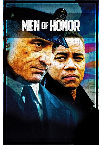 Men Of Honor (2000) Film Posterinin 500 Parça Puzzle Yapbozu A3