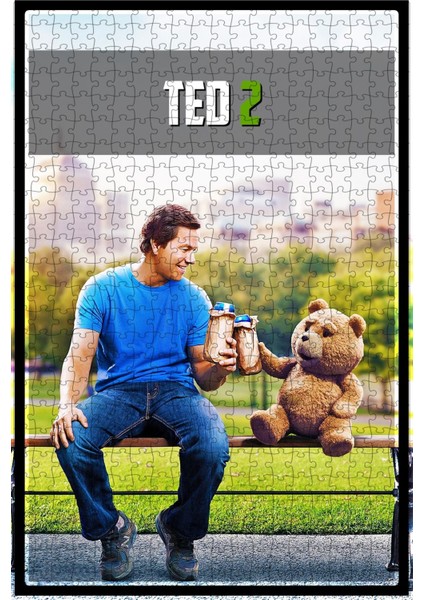 Ted 2 (2015) Film Posterinin 500 Parça Puzzle Yapbozu P49