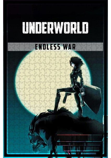 Underworld: Endless War (2011) Film Posterinin 500 Parça Puzzle Yapbozu