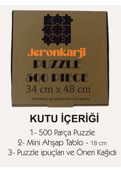 Berserk (1997) Film Posterinin 500 Parça Puzzle Yapbozu