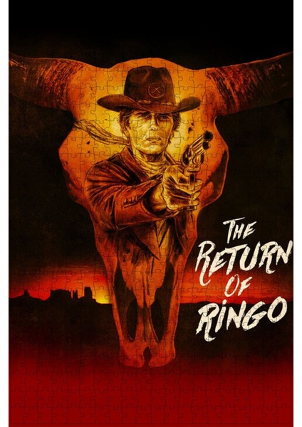 The Return Of Ringo (1965) Film Posterinin 500 Parça Puzzle Yapbozu Sürüm3