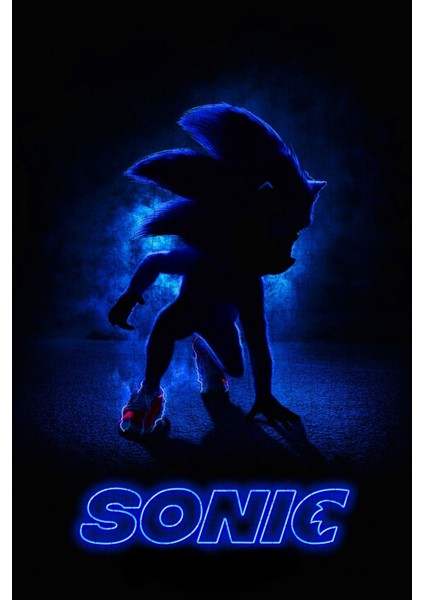 Sonic The Hedgehog Collection Film Posterinin 500 Parça Puzzle Yapbozu Sürüm2