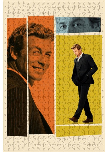 The Mentalist (2008) Film Posterinin 500 Parça Puzzle Yapbozu Sürüm2 R24