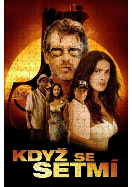 After The Sunset (2004) Film Posterinin 500 Parça Puzzle Yapbozu Sürüm2