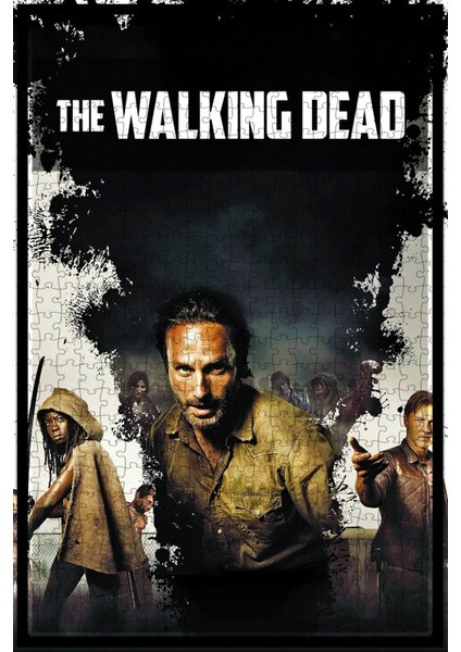 The Walking Dead (2010) Film Posterinin 500 Parça Puzzle Yapbozu Sürüm2 H4