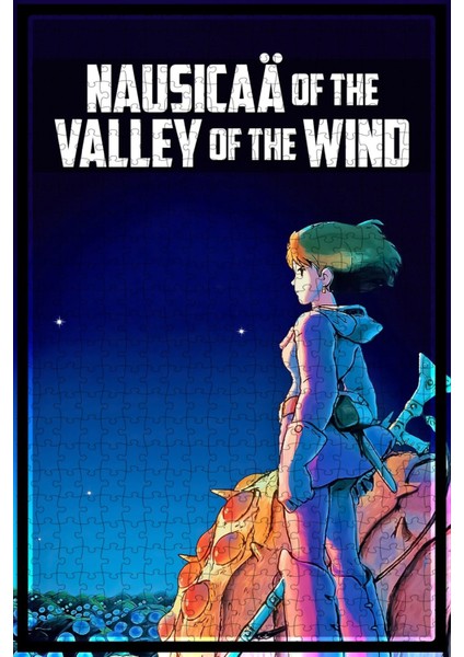 Nausicaä Of The Valley Of The Wind (1984) Film Posterinin 500 Parça Puzzle Yapbozu Sürüm2 R9
