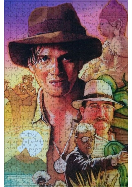 Genç Indiana Jones'un Maceraları Treasure Of The Peacock's Eye Film 500 Parça Puzzle Yapbozu Sürüm2