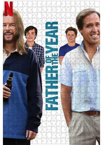 Father Of The Year (2018) Film Posterinin 500 Parça Puzzle Yapbozu