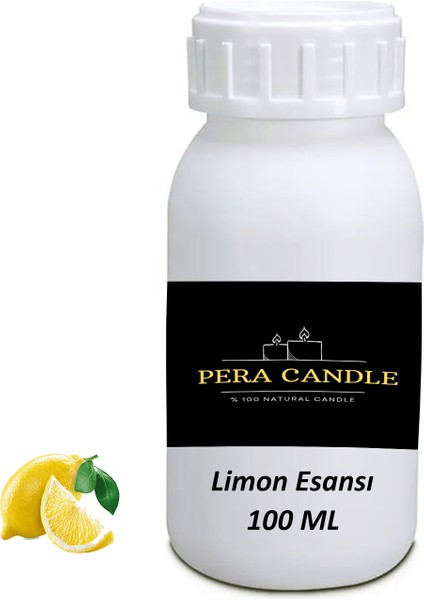 Konsantre Limon Esansı Sabun ve Mum Esansı 100 ml