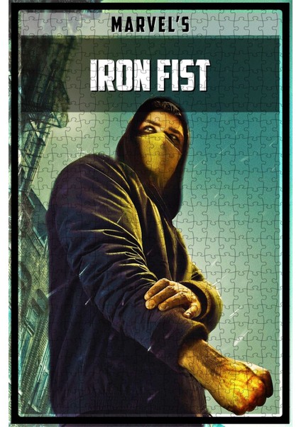 Marvel's Iron Fist (2017) Film Posterinin 500 Parça Puzzle Yapbozu K55