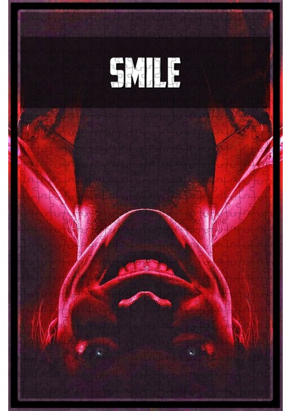 Smile (2022) Film Posterinin 500 Parça Puzzle Yapbozu S53